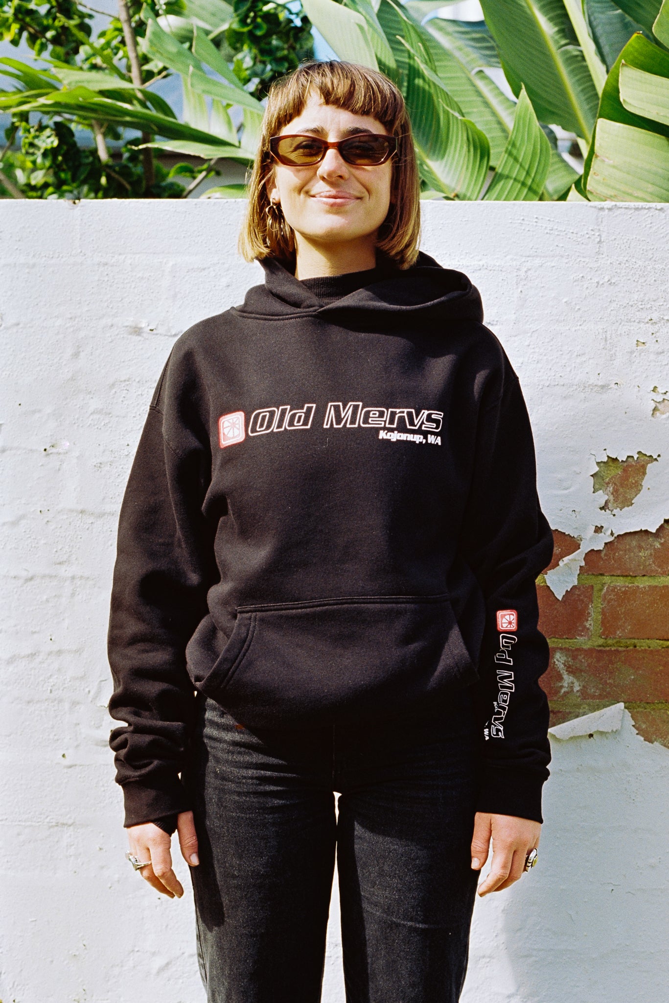 Old Mervs Black Hoodie