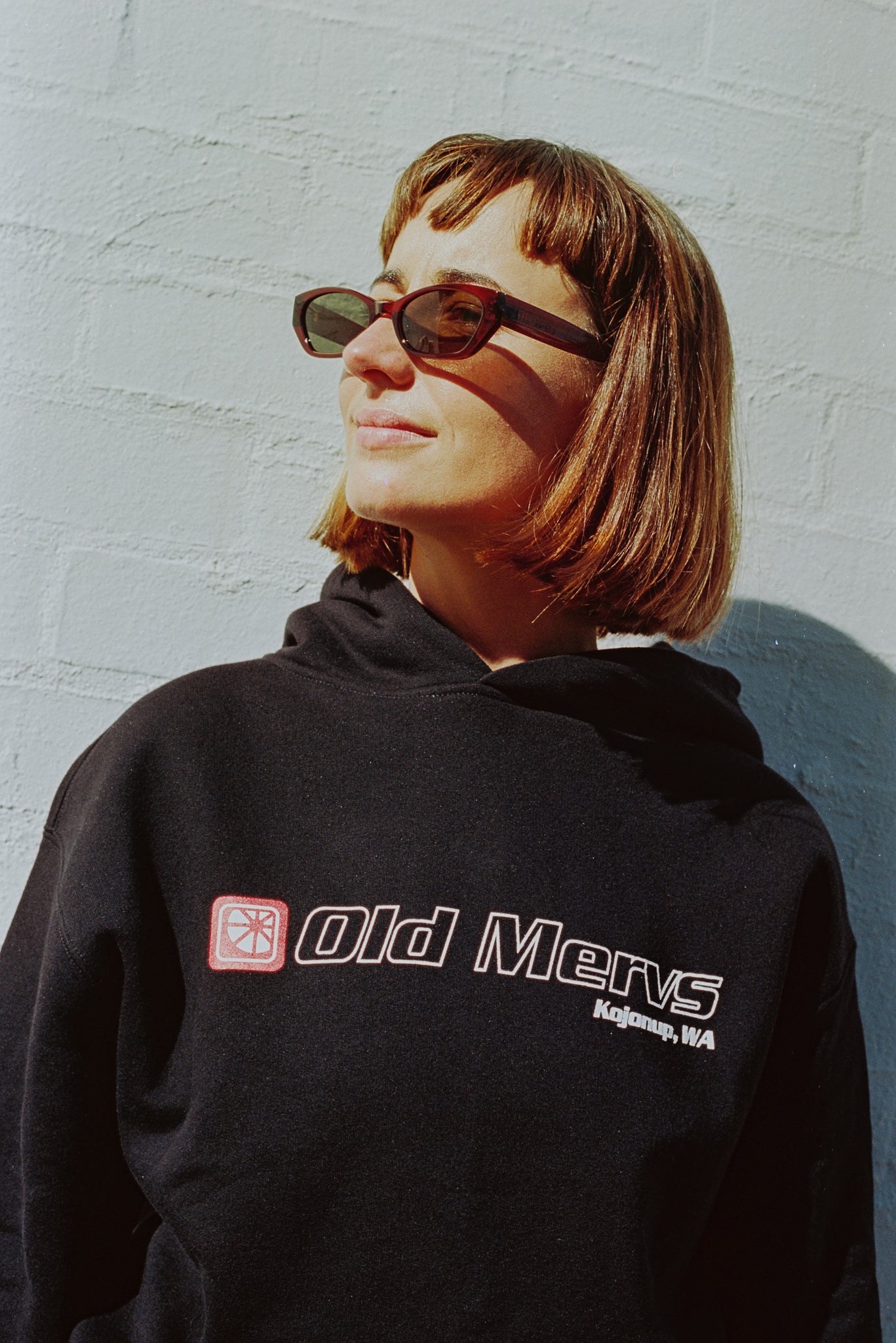 Old Mervs Black Hoodie