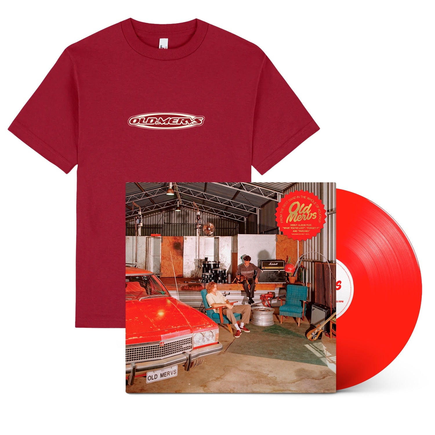 Old Mervs Album Vinyl + Album Tee